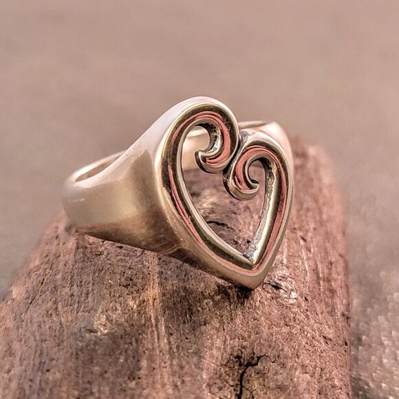 James Avery Mother's Love Heart Ring - Picture 6 of 11